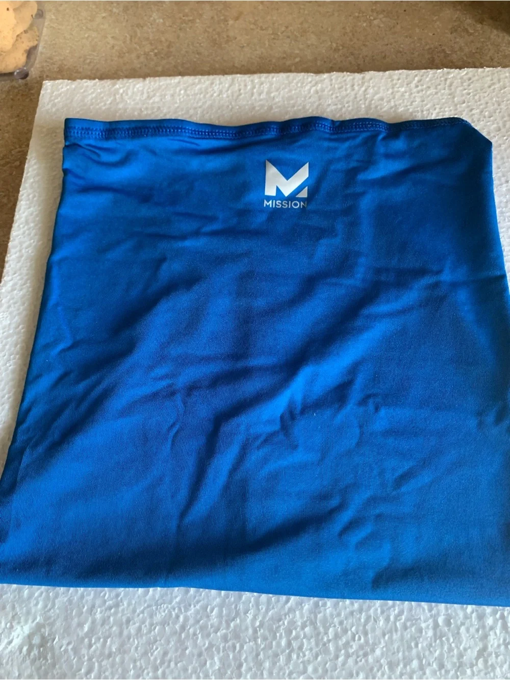 MISSION Blue Cooling Neck Gaiter UPF 50 Unisex